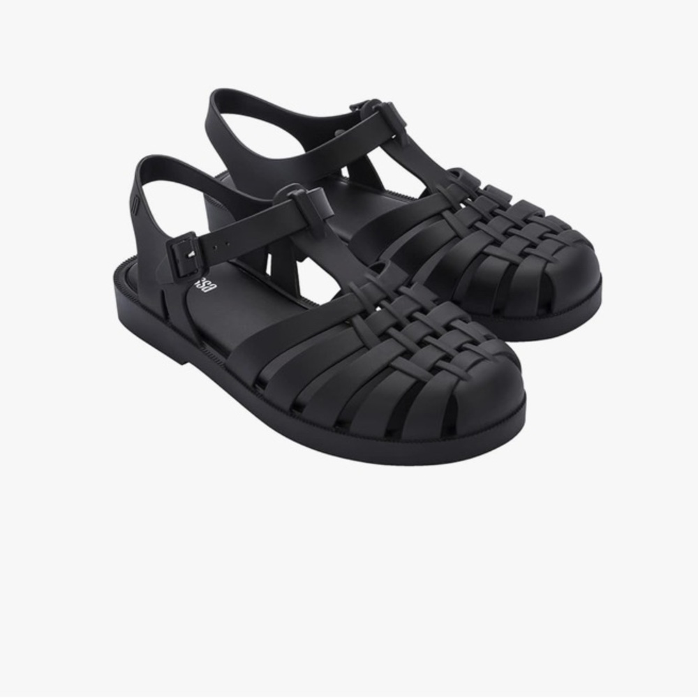 Melissa Black Strappy Sandals